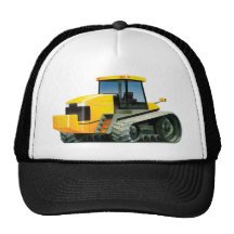Yellow Tractor Mesh Hat
