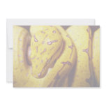 Yellow-tree python, baby invitation