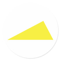 yellow triangle stickers