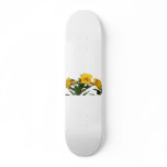 Yellow Trumpet Flowers cutout photo Skate Board Decks