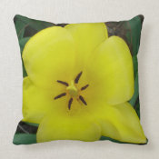 Yellow Tulip throwpillow