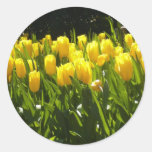 Yellow Tulip Garden Sticker
