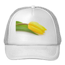 Yellow Tulip Mesh Hats