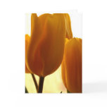 Yellow Tulips card