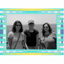 yellow turquoise frame photo sculptures by DonnasPhotoFrames yellow turquoise frame photo sculptures