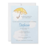 Yellow Umbrella Baby Shower Invitation