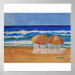 Yellow Umbrellas Posters