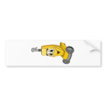 Yellow Vacuum Cleaner Bumper Stickers