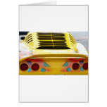 Yellow Vette Greeting Card