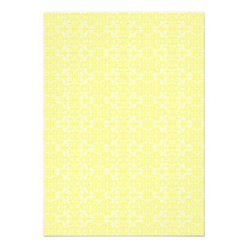 Yellow Vintage French Holiday Tea Party Custom Invitation