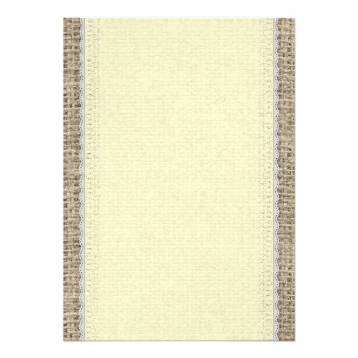 Yellow Vintage Lace Wedding Invitations