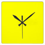 Yellow Wall Clock