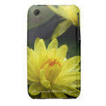 Yellow Water Lily iPhone case with morning dew casemate cases