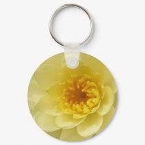 Yellow Water Lily Keychain