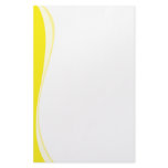 Yellow Waves Side Stationery Design