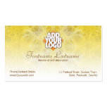 Yellow Web Business Card
