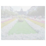 yellow Wencelas Square looking toward the National letterhead