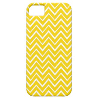 Yellow whimsical chevron zigzag pattern case iPhone 5 cover