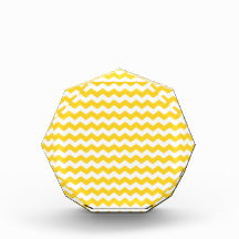 yellow  white chevrons award