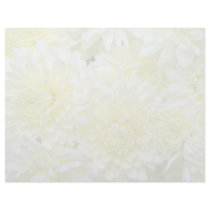 yellow White chrysanthemums flowers Custom Letterhead