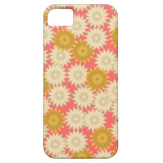 Yellow White Daisies PInk iPhone Case iPhone 5 Case