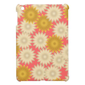 Yellow White Daisies Pink iPhone Mini Case Cover For The iPad Mini