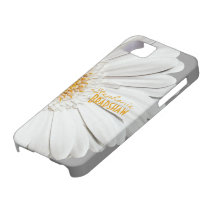 Yellow White Gerbera Daisy iPhone 5 Case