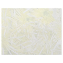 yellow White spider chrysanthemums flowers Personalized Letterhead