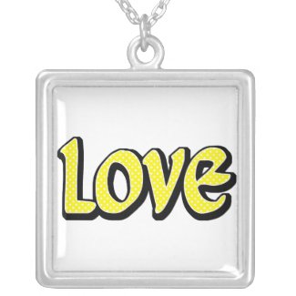 Yellow & White Star Love Personalized Necklace