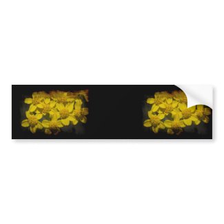Yellow Wildflowers Bumper Sticker