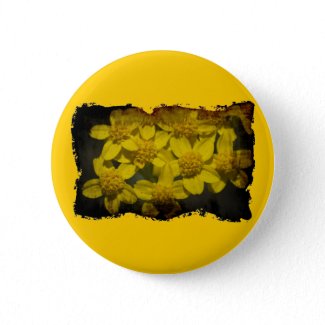 Yellow Wildflowers Button