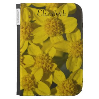 Yellow Wildflowers Case For Kindle