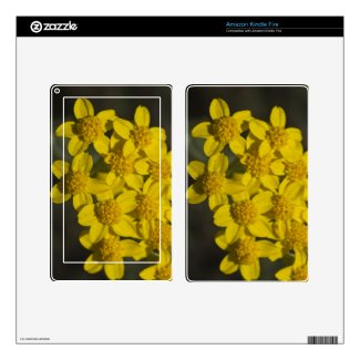 Yellow Wildflowers Decal For Kindle Fire