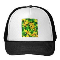 Yellow Wildflowers hats