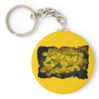 Yellow Wildflowers Key Chain