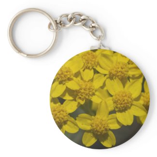 Yellow Wildflowers Keychain