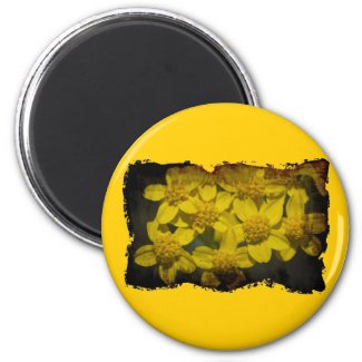 Yellow Wildflowers Refrigerator Magnets