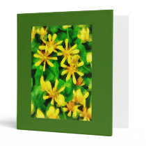 Yellow Wildflowers binders