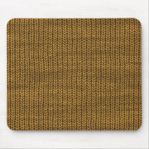 yellow yarn textured mousepads