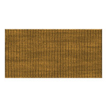 yellow yarn textured picture card