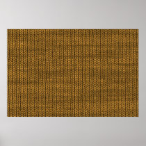 yellow yarn textured posters