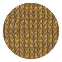 yellow yarn textured stickers