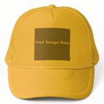 Yellow/Yellow Trucker Hat Template.