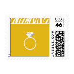 Yellow Zebra Bachelorette Party Small Stamp