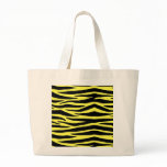Yellow Zebra Stripes Tote Bag bags