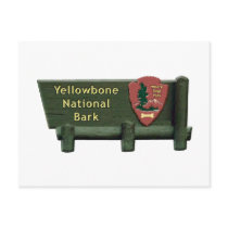 Yellowbone Dog Park Postcard