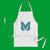 YellowButterfly Blue aprons by DonnaSK YellowButterfly Blue aprons