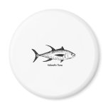 Yellowfin Tuna Line Art Logo Refrigerator Magnet