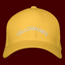 Yellowknife Baseball Cap Embroidered Canada Cap embroidered hats