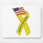 yellowribbon2 mouse mat